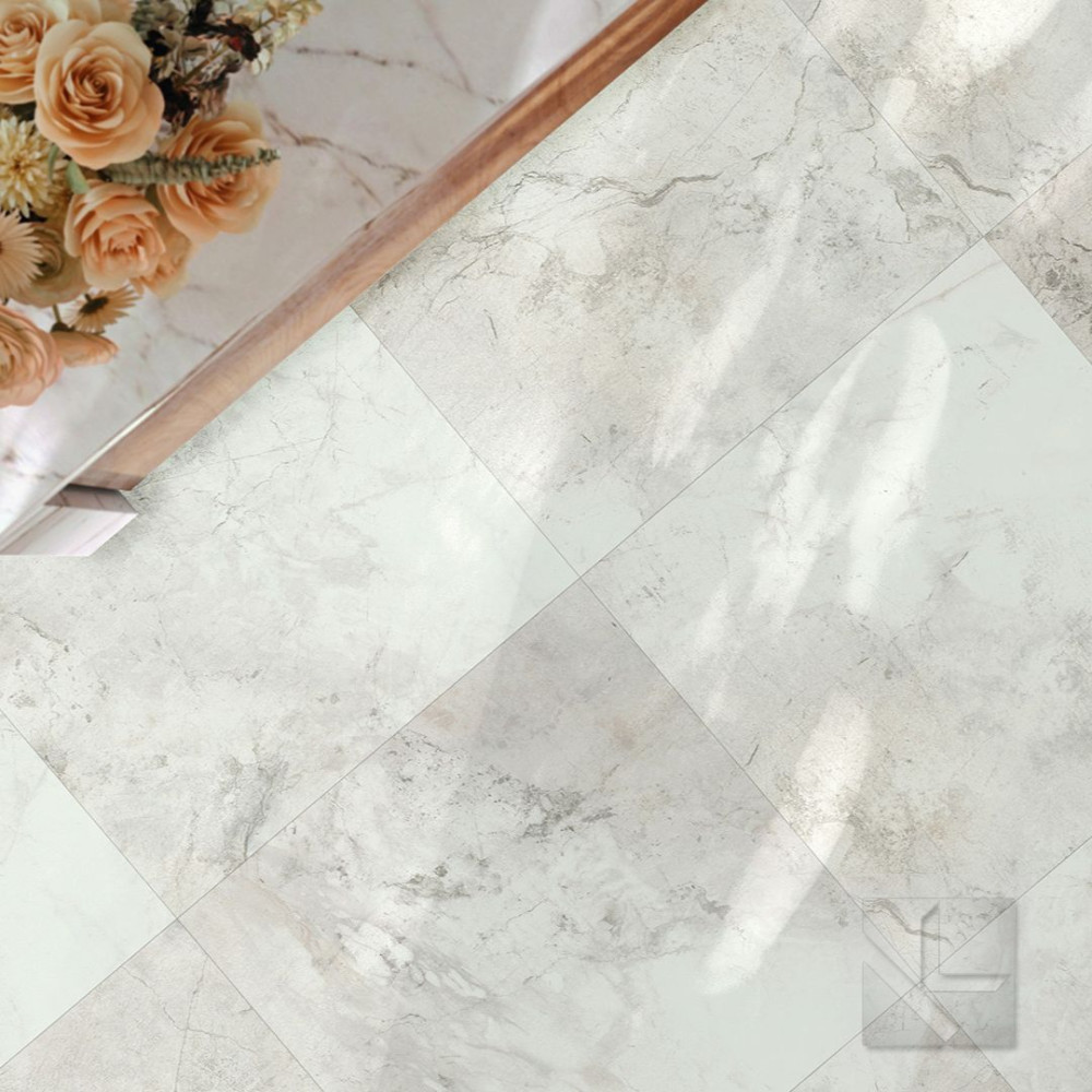 Кварц вінілова плитка для підлоги Parador TrendTime 5 DB Square tile Marbel Abbey white 1750862